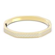 Swarovski Oktagon Vit Guld Armband Yellow, Dam