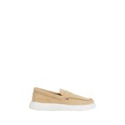 Tommy Hilfiger Beige Läder Herr Loafers Beige, Herr