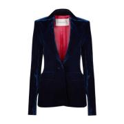 Nina Ricci Midnight Blue Fitted Jacket Blue, Dam