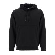 C.p. Company Stretch Jersey Hoodie Metropolis Serie Black, Herr