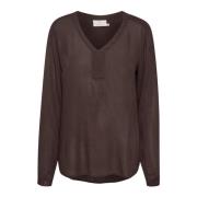 Kaffe Blouses Brown, Dam