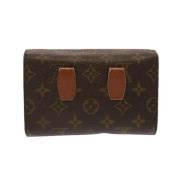 Louis Vuitton Vintage Pre-owned Canvas axelremsvskor Brown, Dam