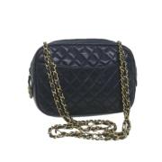 Chanel Vintage Pre-owned Laeder chanel-vskor Blue, Dam