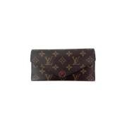 Louis Vuitton Vintage Pre-owned Canvas handvskor Brown, Dam