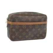 Louis Vuitton Vintage Pre-owned Canvas louis-vuitton-vskor Brown, Dam