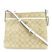 Coach Pre-owned Pre-owned Plast axelremsvskor Beige, Dam