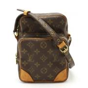 Louis Vuitton Vintage Pre-owned Canvas axelremsvskor Brown, Dam