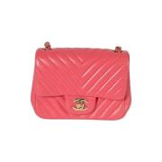 Chanel Vintage Pre-owned Laeder chanel-vskor Pink, Dam