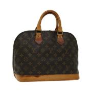 Louis Vuitton Vintage Pre-owned Canvas handvskor Brown, Dam