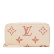 Louis Vuitton Vintage Pre-owned Laeder plnbcker Beige, Dam