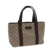 Gucci Vintage Pre-owned Canvas handvskor Beige, Dam