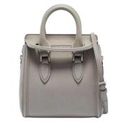 Alexander McQueen Pre-owned Pre-owned Laeder handvskor Gray, Dam