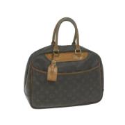 Louis Vuitton Vintage Pre-owned Canvas handvskor Brown, Dam