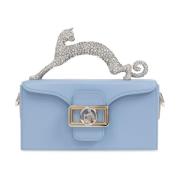 Lanvin Axelväska Katt Penna Nano Blue, Dam