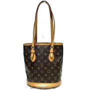 Louis Vuitton Vintage Pre-owned Canvas axelremsvskor Brown, Dam