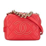 Chanel Vintage Pre-owned Laeder chanel-vskor Red, Dam