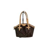 Louis Vuitton Vintage Pre-owned Canvas handvskor Brown, Dam