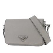 Prada Vintage Pre-owned Laeder prada-vskor Gray, Dam