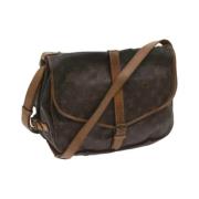 Louis Vuitton Vintage Pre-owned Canvas louis-vuitton-vskor Brown, Dam