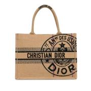 Dior Vintage Pre-owned Canvas totevskor Beige, Dam