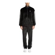 Emporio Armani EA7 Enfärgad Dragkedja Tracksuit med Logodetalj Black, ...