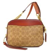 Coach Pre-owned Pre-owned Plast axelremsvskor Brown, Dam