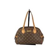 Louis Vuitton Vintage Pre-owned Canvas handvskor Brown, Dam