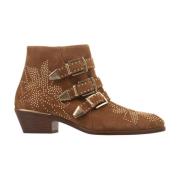 Chloé Brun Susanna Ankelboots med Spännband Brown, Dam