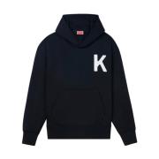 Kenzo Lucky Tiger Oversize Hoodie Black, Herr