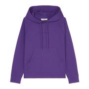 Marc O'Polo Logo hoodie oversized Purple, Dam