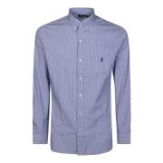 Ralph Lauren Stretch Poplin Hairline Skjorta Blue, Herr