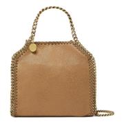 Stella McCartney Pecan Brown Falabella Micro Tote Bag Brown, Dam