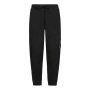 Stone Island Sweatpants Casual Style Black, Herr