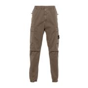 Stone Island Bruna Byxor med Fickor Brown, Herr