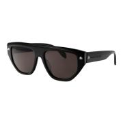 Alexander McQueen Stiliga solglasögon Am0408S Black, Dam