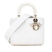 Dior Vintage Pre-owned Canvas dior-vskor White, Dam