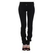 Costume National Elegant Svart Straight Leg Jeans Black, Dam