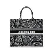 Dior Vintage Pre-owned Canvas totevskor Black, Dam