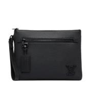 Louis Vuitton Vintage Pre-owned Laeder kuvertvskor Black, Dam