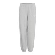 Ball Avslappnad Sweatpants Medium Grey Melange Gray, Dam