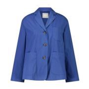 Kiltie Bomull Blazer Petra Blue, Dam