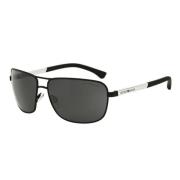 Emporio Armani Svart Ram Solglasögon Ea2033 309487 Black, Unisex