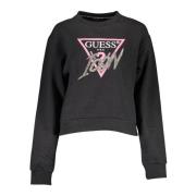 Guess Elegant Pullover med Strassdekoration Black, Dam