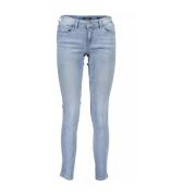 Guess Elegant ljusbl denim fr raffinerad stil Blue, Dam