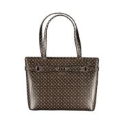 Guess Brun Polyeten Handväska med Arlena Logo Brown, Dam