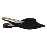 Jimmy Choo Elegant Läderflats Annabell Modell Black, Dam