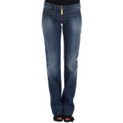 Roberto Cavalli Chic Boot Cut Blå Denim Jeans Blue, Dam