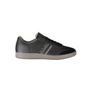 Napapijri Svart Polyester Sneaker med Kontrastdetaljer Black, Herr