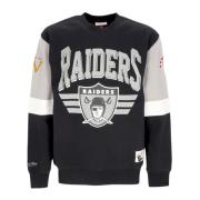 Mitchell & Ness Oakland Raiders Crewneck Sweatshirt Black, Herr