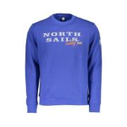 North Sails Blått hav-inspirerat sweatshirt Blue, Herr